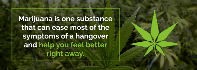 hangover relief marijuana